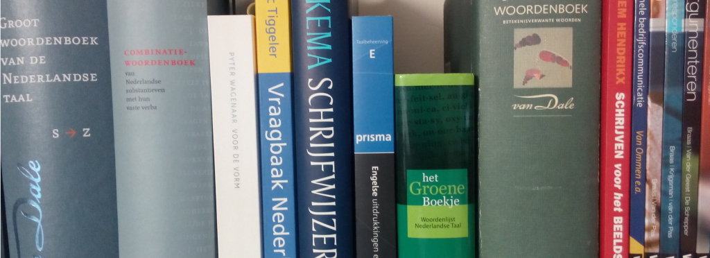 Naslagwerken zijn onmisbaar voor de redacteur